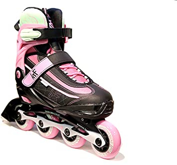 KRF Patin AJUST VIPINK Rollschuhe, Rosa, T-M