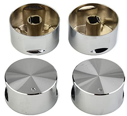 4 manopole di controllo per stufa a gas, 6 mm, manopole per interruttore di controllo fornello, manopole a gas serrature di controllo accessori da cucina