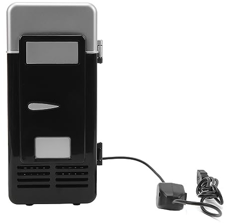 FILFEEL Mini Frigorifero Portatile, Frigorifero a Serbatoio Singolo Ricaricabile Tramite USB con Raffreddamento a Risparmio Energetico, Adatto per Camere Letto, Dormitori
