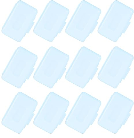 OBTANIM Zahnspangenwachs, Zahnpflege, kiefergerechtes Wachs für Zahnspangen, Blau, 12 Stück