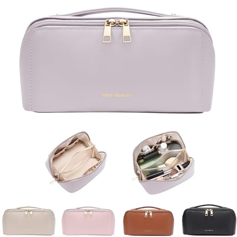 GOLF QUALITY Groß Kapazität Kosmetiktasche Damen Make Up Tasche Schminktasche Kulturbeutel für Damen Kulturtasche Gross Kosmetik Reise Täschchen Kosmetikbeutel mit fächern Waschtasche