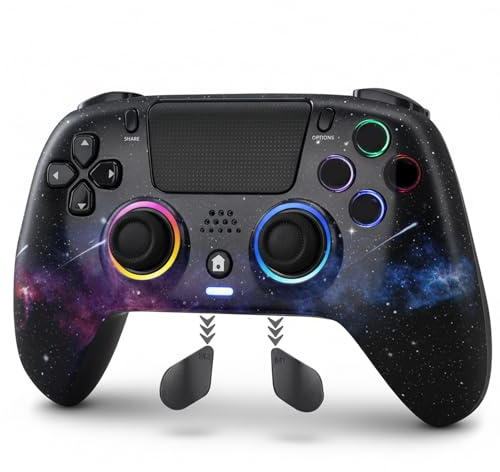 DuLingKer Mando Inalámbrico con Hall Effect Compatible para PS4/Pro/Slim