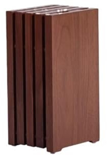 JYARZ Knife Block Without Knives Retro Wood Knife Holder Knife Block Large Capacity Kitchen Knife Storage And Placement Rack Kitchen Organizer