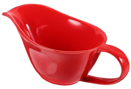 EXHUMKY Saucière Céramique Pichet à Sauce De Lait Pichet à Sirop Pot à Petite Bouilloire à Lait De Sirop De Pot à à Saucière