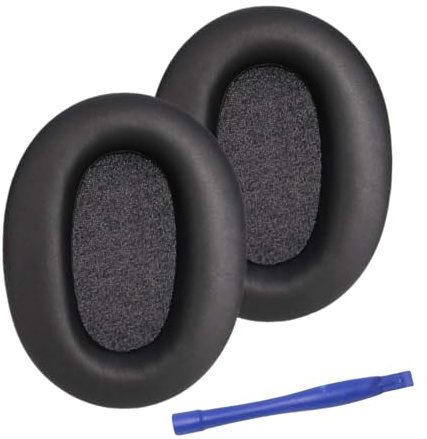Professional Replacement Ear Pads for Sony WH-CH700N,WH-CH710N,WH-CH720N Headphones, Premium Headphones Earpads Cushions with Softer Leather and Memory Foam (Black)