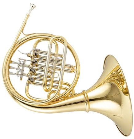 Tragbares Waldhorn Waldhorn in B Dur mit abnehmbarem Schallbecher einreihiges separates Instrument