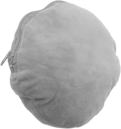 TOBBOMEY Funda Térmica Gris con Cremallera para Calentador de Manos Cubierta de Pelusa y Aislante Compatible con Bolsas de Agua Caliente y Calentadores Eléctricos Portátiles Funda