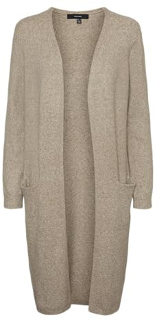 VERO MODA kvinnlig kofta VMDOFFY kofta, Sepia Tint Melange, XL