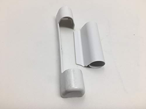 1 SET SIEGENIA PVC-Fenster und Tür aus PVC-Kunststoff, Abdeckhaube Set, Weiß 2 teilg Abdeckung Bandwinkel + Abdeckung Scherenlager