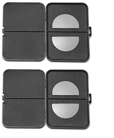 OKH 2 Pairs Stick-on Bifocal Lenses Reader 2.50, Reusable Stick On Adhesive Magnifying Reading Lenses for Sunglasses/Sport Glasses/Ski Goggles, No Water Needed