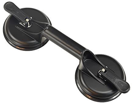 Glass Suction Cups Heavy Duty Aluminum Vacuum Plate Handle Glass Suckers to Lift/Tile Suction Cup Lifter/Pad for Lifting/Dent Puller Floor Gap Fixer, 100 kg Lifting Capacity