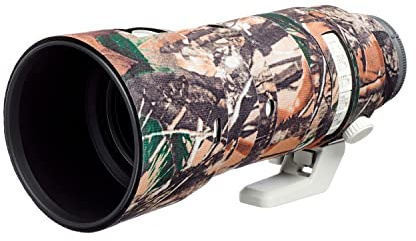 easyCover - Lens Protection Camouflage Cover - Objektivschutz - Schutz für Ihr Kameraobjektiv - Sony FE 70-200mm F2.8 GM OSS II - Wald Camouflage