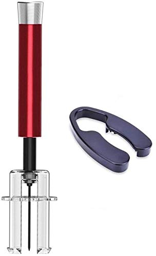 Tire Bouchons de Vin,Décapsuleur Multifonction Ouvre-bouteilles Ouvre-bouteilles Tire-bouchon Tire-bouchon Ouvre-vin Rouge Pression D'air Liège Popper Bouteille Pompes Tire-bouchon Outil De Liège ( Co