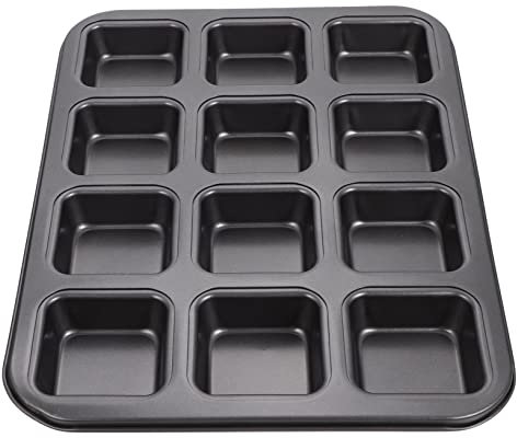 DOITOOL Schokoladenform Kleine Kuchenform Backkuchenform Form Backform Antihaft Runde Backform Für Cupcakes Brownie-backform