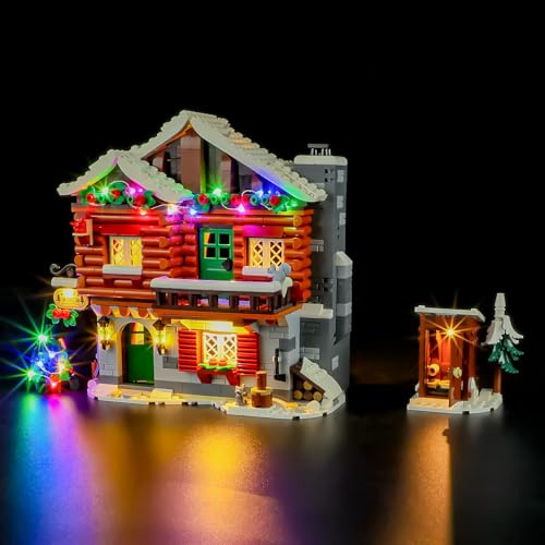 BRIKSMAX 10325 Led Licht für Lego Almhütte - Compatible with Lego Icons Bausteinen Modell - Ohne Lego Set
