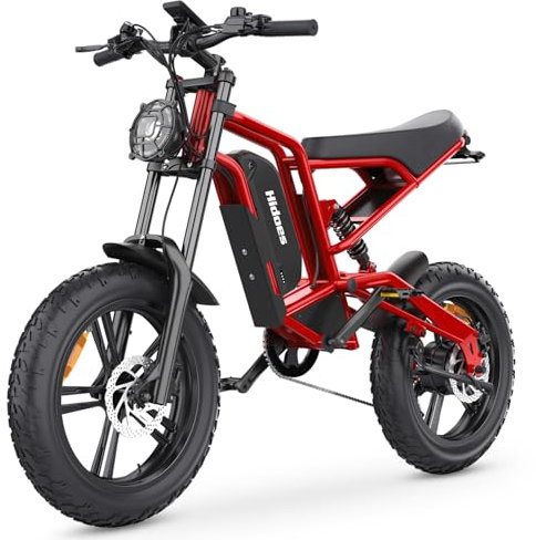 Electric Bike for Adults,Fat Tire Hidoes B6 25KM/H Electric Bike Bicycles 15Ah Removable Battery E Bikes for Adults Electric Mountain Bike for Men