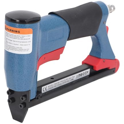 21 Pneumatik Polstertacker, Pneumatischer Polstertacker für 1/4 Zoll (6 mm) Bis 5/8 Zoll (16 mm) Nagellänge mit Tragetasche, Pneumatische Bodentacker Nagelpistole