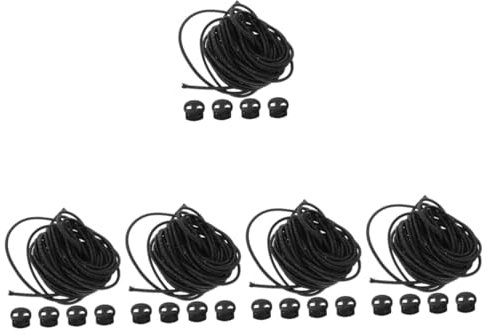 Lurrose 5sätze Praktische Federzug-kordelstopper Kunststoff Mit Elastischem Kordelband Vielseitig Einsetzbar Für Hosen Hoodies Taschen Und