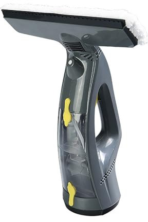 Raclette d'aspiration de fenêtre, aspirateur de fenêtre sans fil avec pulvérisation/essuyage/aspiration d'eau, outil de nettoyage de vitres électrique pour mur de douche, verre de miroir/pare-brise