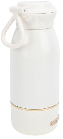 Calentador de Biberones Portátil, Mezclador de Leche Termostático Inalámbrico de 500 Ml para Mezclar Leche en Polvo para Bebés, Alimentación Al Aire Libre, Calentador de