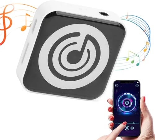 Reproductor de MP3 con Bluetooth, Reproductor de MP3, Reproductor de Música Portátil Inalámbrico con Bluetooth, Compatible con hasta 32 GB, Conector para Auriculares de 3,5 Mm