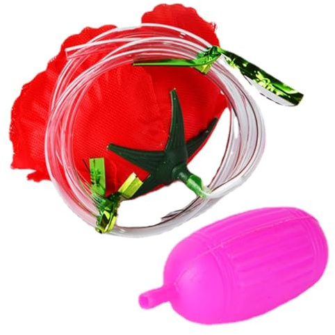 Flower Trick-Spray Rose, Aprilcherz-Gag | Artificial Suite That Transforms Water with Clown Function, Joke Article for Party, Carnival, Funny Pranks at Home, School or