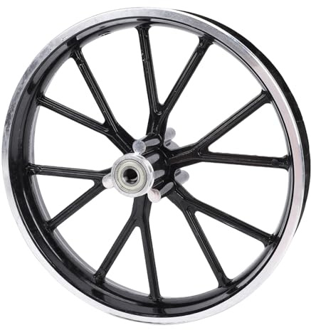 Jiawu 2.50-10 Ruota per Dirt Bike 10'', Cerchio in Lega di Alluminio per Mini Pocket Bike Bici Elettrica 49 50ml Dirt Bike, con Ampliato Migliore Maneggevolezza (ruota anteriore)