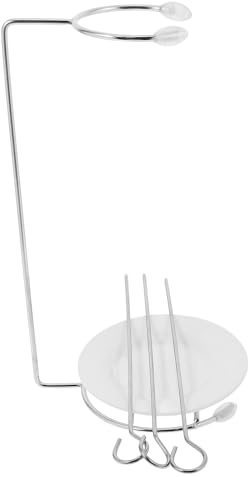 BESPORTBLE Utensilios para Barbacoa Soporte para Brochetas de Acero Inoxidable Parrilla para Brochetas Suministros para Barbacoas Domésticas
