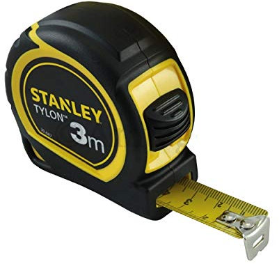 METRO FLESSIBILE FLESSOMETRO MISURAZIONE UTENSILE RULLINA 3 METRI TYLON STANLEY