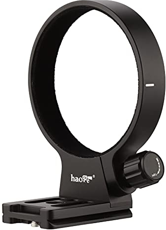 Haoge LMR-RF100 Lens Collar Tripod Mount Ring for Canon RF100mm F2.8 L MACRO IS USM Lens Canon RF-Mount Base Fit Arca Type Quick Release Plate
