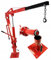 Kran Hydraulik-Gruette 1T | 360° drehbar | klappbar | Motorheber für Werkstatt Van