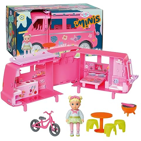BABY Born ZAPF Creation Spielfahrzeug Minis - Campervan mit Jasmin
