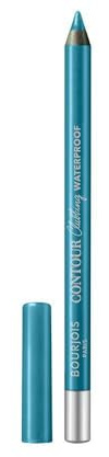 Bourjois Paris Contour Clubbing Eye Pencil Waterproof Smooth Smooth Texture Jojoba Oil Formula No. 63 Sea Blue Soon, 1.2 g