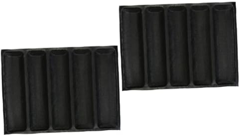 LIFKOME 2piezas Molde Rectangular De Horno De Utensilio Antiadherente Para Repostería Para Hornear Pan Pasteles y Toast Casa