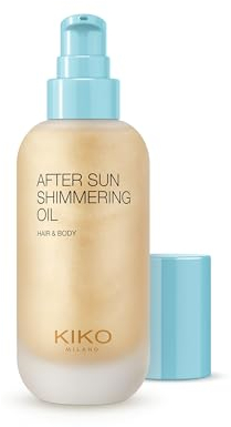 KIKO Milano After Sun Shimmering Oil, Olio Corpo E Capelli Idratante E Illuminante