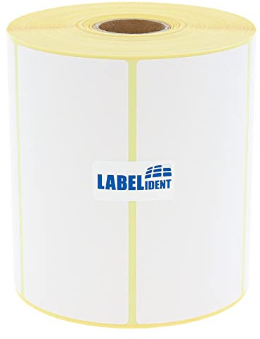 Tiefkühletiketten auf Rolle - 100 x 50 mm - 1.000 Thermodirekt Etiketten auf 25 mm Kern, Gefrieretiketten extrem permanent (tiefkühlgeeignet)