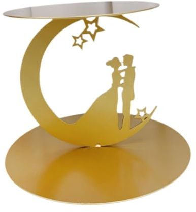 Folpus Separatore per torta a più livelli, distanziatore per torta, ferro, portapasticceria, decorazione per torta per laurea, anniversari di matrimonio,