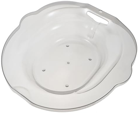 FRCOLOR Toilettensitz Sitzbadbecken Für Schwangere Und Wochenbett Rutschfest Mit Auslaufsicherung Glatte Oberfläche Postoperatives Pflegebad Hygienische Sitzbadewanne