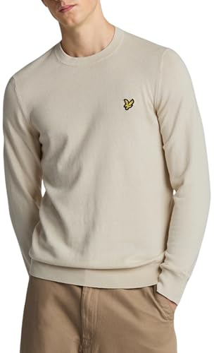 Lyle & Scott Maglione da Uomo, in Lana Merino, Morbido e Confortevole, Taglie XS-XXL, W870 Cove, XXL