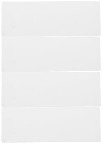 Angoily Lot de 4 cartes de nettoyage pour compteurs de billets - Lingettes nettoyantes en profondeur 65 x 185 mm pour l'entretien des détecteurs de devises et des terminaux de point de vente