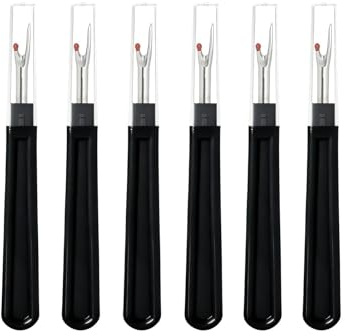 wilcractk 6 Piezas Descolector De Costura Herramienta para Dobladillos Costuras Bolsillos Costura Cortadores Corte Hilo Costura Seam, Separador para Suturas, Cruce y Accesorios de Costura de Bricolaje