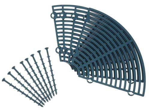 SHINEOFI Coprivaso Protettivo Interno per Piante con Rete Anti-scavo per Gatti Copertura Terreno Facile da Installare Design Verde Scuro per Vasi da Giardino e Piante d Appartamento