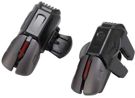 6 Finger Phone Gaming Trigger, Clip-On Design for Mobile Games