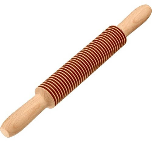 Cortador de pasta para espaguetis, ideal para cortar pasta casera en tiras finas y uniformes, aproximadamente 3 mm de ancho de corte, ideal para hacer espaguetis, madera de haya