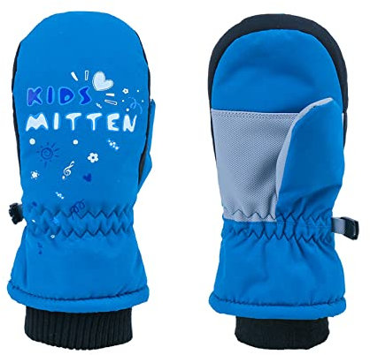 Winterhandschuhe Wasserdicht Winterzeit Kinderhandschuhe Ski-Handschuhe Kinder Warme Fäustlinge Sporthandschuhe Kinder Handschuhe für Jungen Mädchen Skifahren Wandern Radfahren Winter