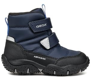 Geox Baby pojke B Baltic ABX B snöstövel, Marinblå kunglig, 2 UK Child