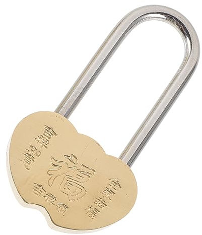 jojofuny Vintage Metal Padlock for Travel Wish Lock for Weddings Anniversaries Decorative Portable Lock for Love Romance Special Occasions