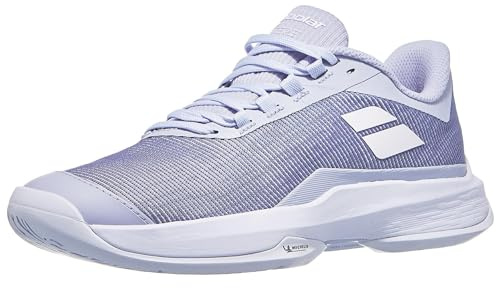 Babolat - Damen Tennisschuhe, Jet Tere 2 All Court, Größe 38, Xenon Blue/White, Leichtes und Langlebiges Material, Komfort und Halt für Clubspieler