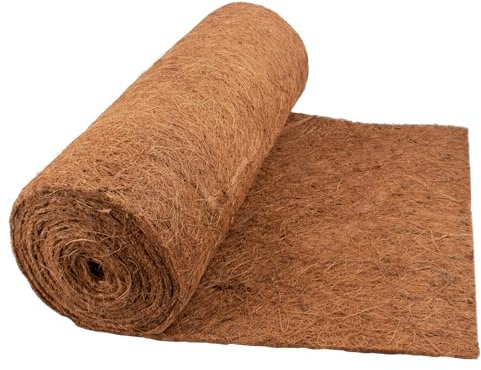 Fengaim Winterschutz für Pflanzen, 300cm*40cm Kokosmatte Pflanzen, Frostschutz Pflanzen, Winterschutz für Kübelpflanzen, Baumstamm Schutz, Pflanzenabdeckung Frostschutz
