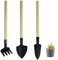3 PCS Attrezzi da Giardinaggio, Set di Attrezzi da Giardinaggio, Adatto per Allentare Il Terreno E Trapiantare Piccole Piante In Vaso, Un Regalo per Gli Appassionati di Giardinaggio